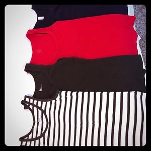 J.Crew & Gap Ribbed Tank Bundle Size M