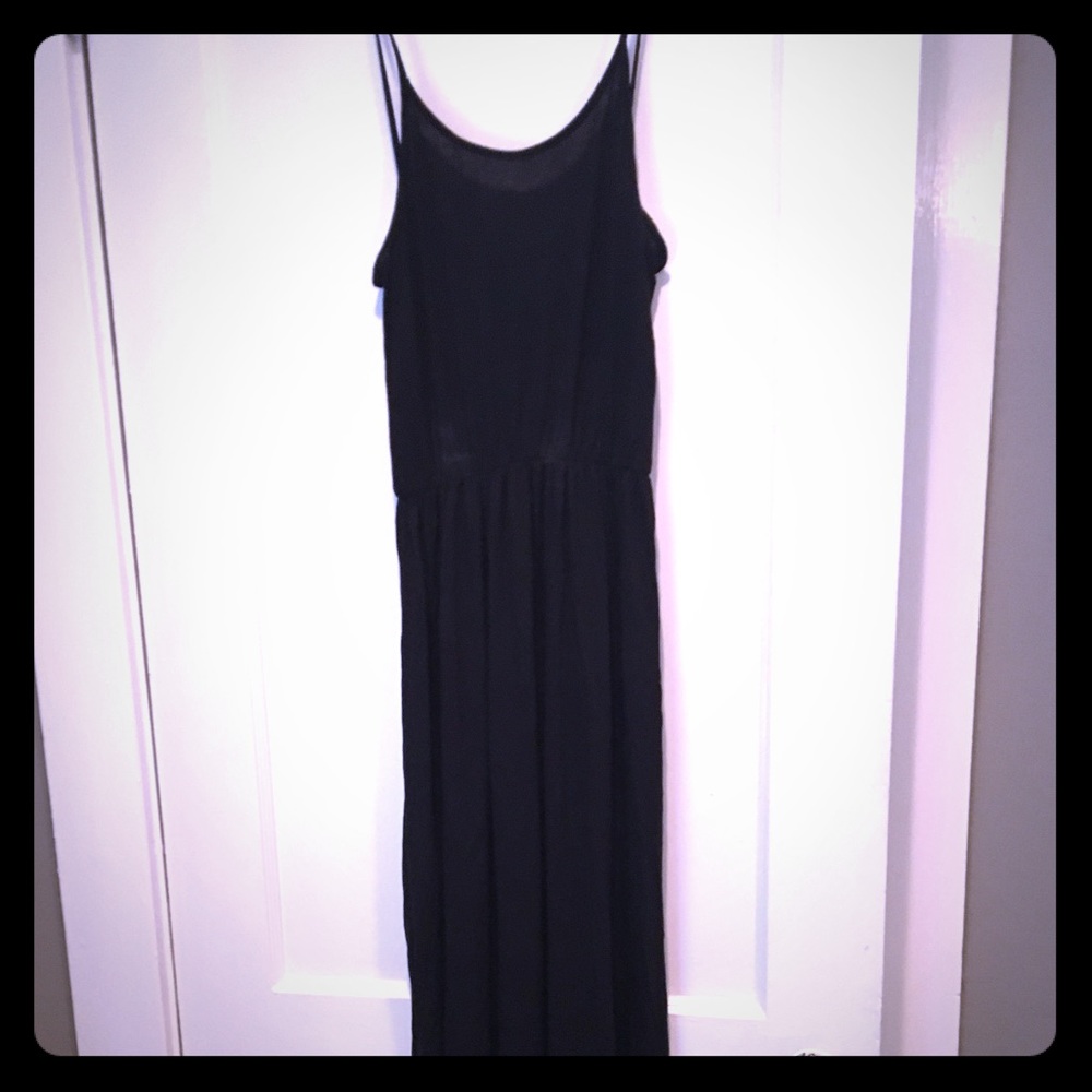 H&M black maxi dress