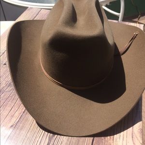 Men's Brown Felt Cowboy Hat