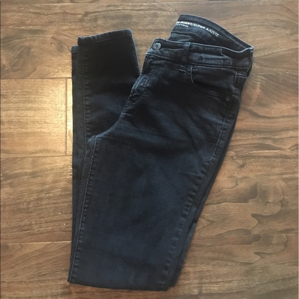 Like new skinny old navy black jeans