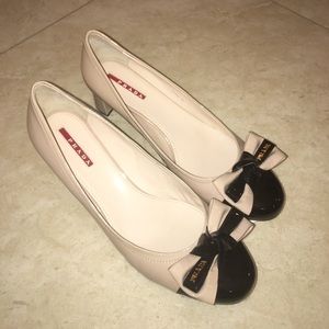 Prada Bow Calzature Donna Heels Size 40