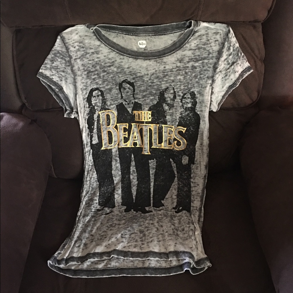 Beatles Gray T-Shirt Size M