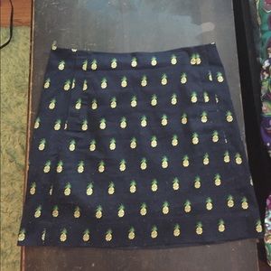 J.Crew pineapple skirt
