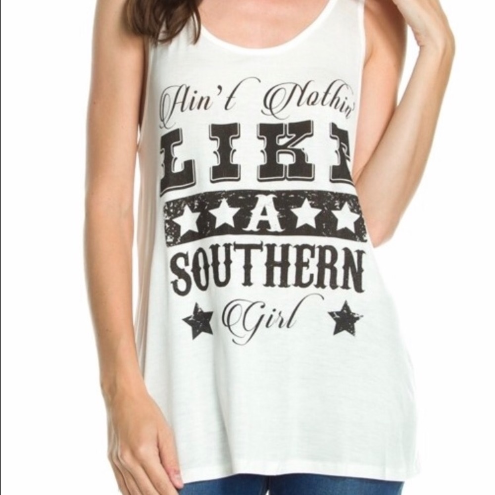 CLEARANCE!! New arrival! Southern Girl Tank! - Picture 1 of 2
