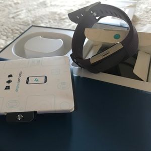 Small purple Fitbit charge 2 w/extra black band