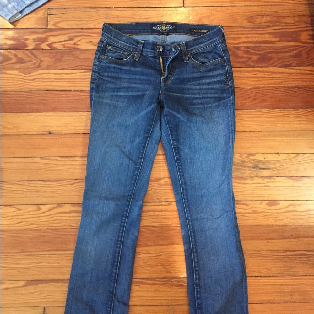 Straight leg lucky jeans