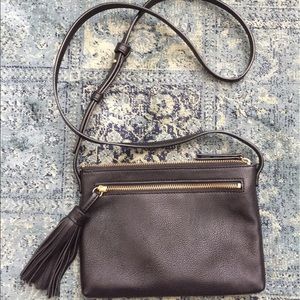 GAP black purse with tassel