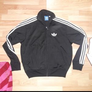 Black Adidas Jacket (men S women's L/XL)