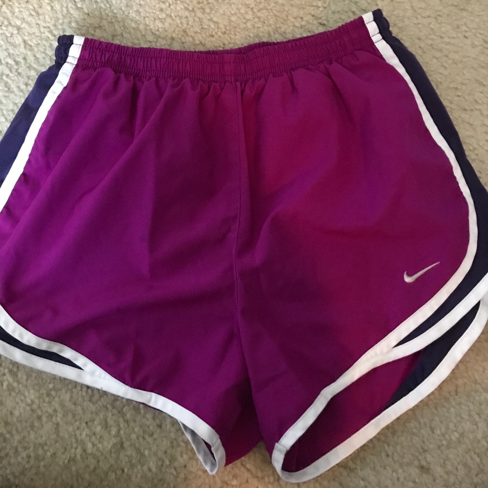 Purple Nike shorts size small