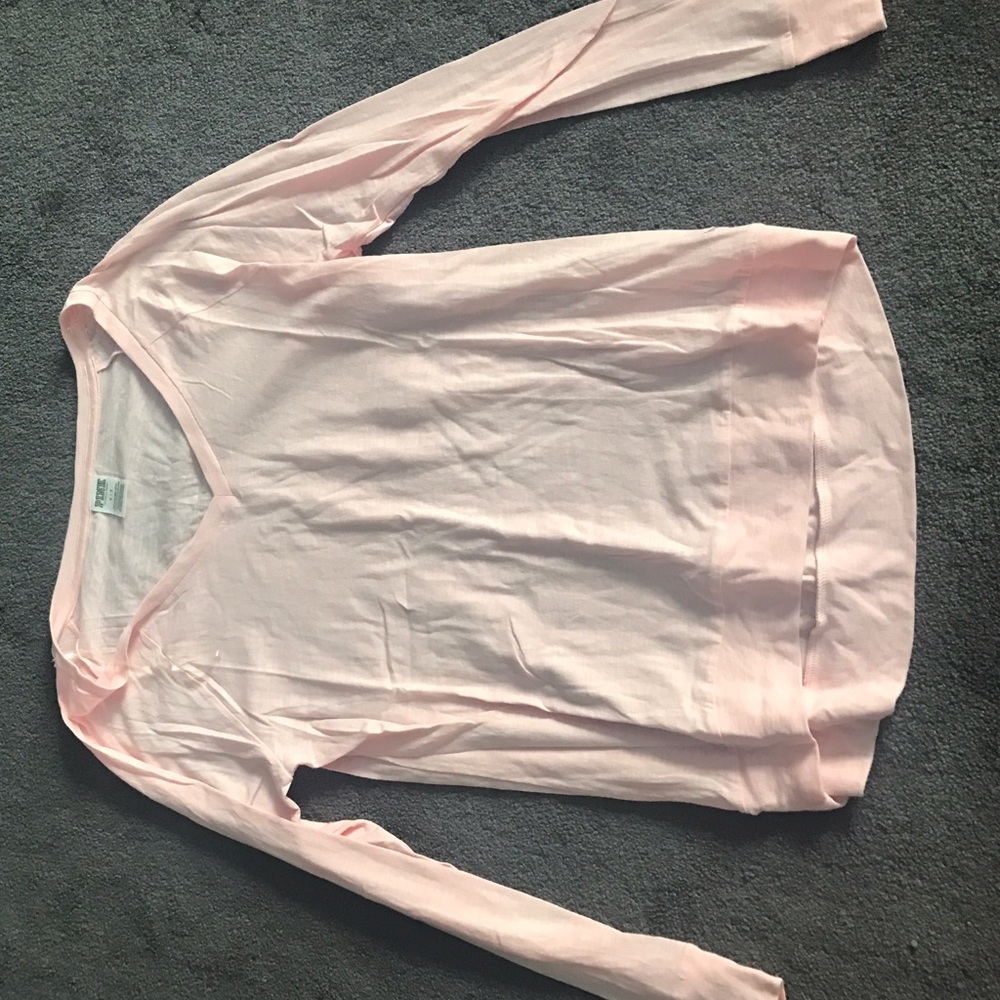 Light pink PINK long sleeve