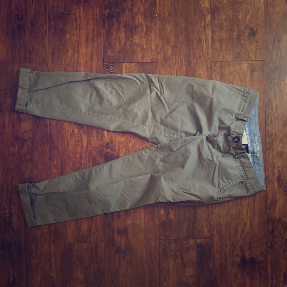 Banana Republic Gray Chinos