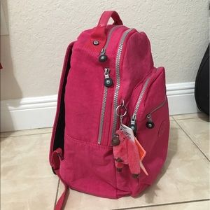 NWT KIPLING PINK BACKPACK
