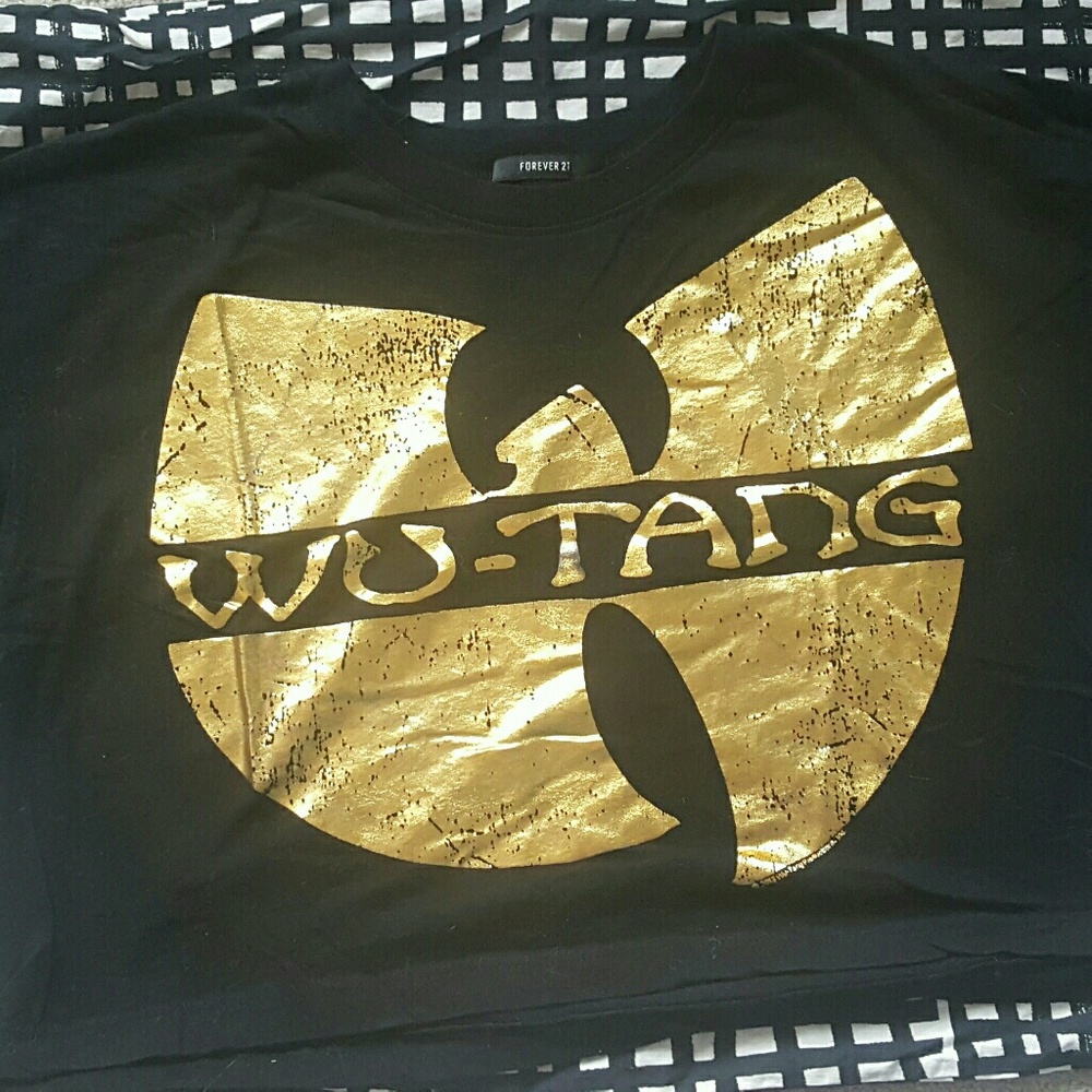 Wu-tang short sleeves crop top