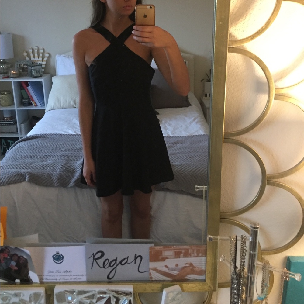 forever 21 black cocktail dress
