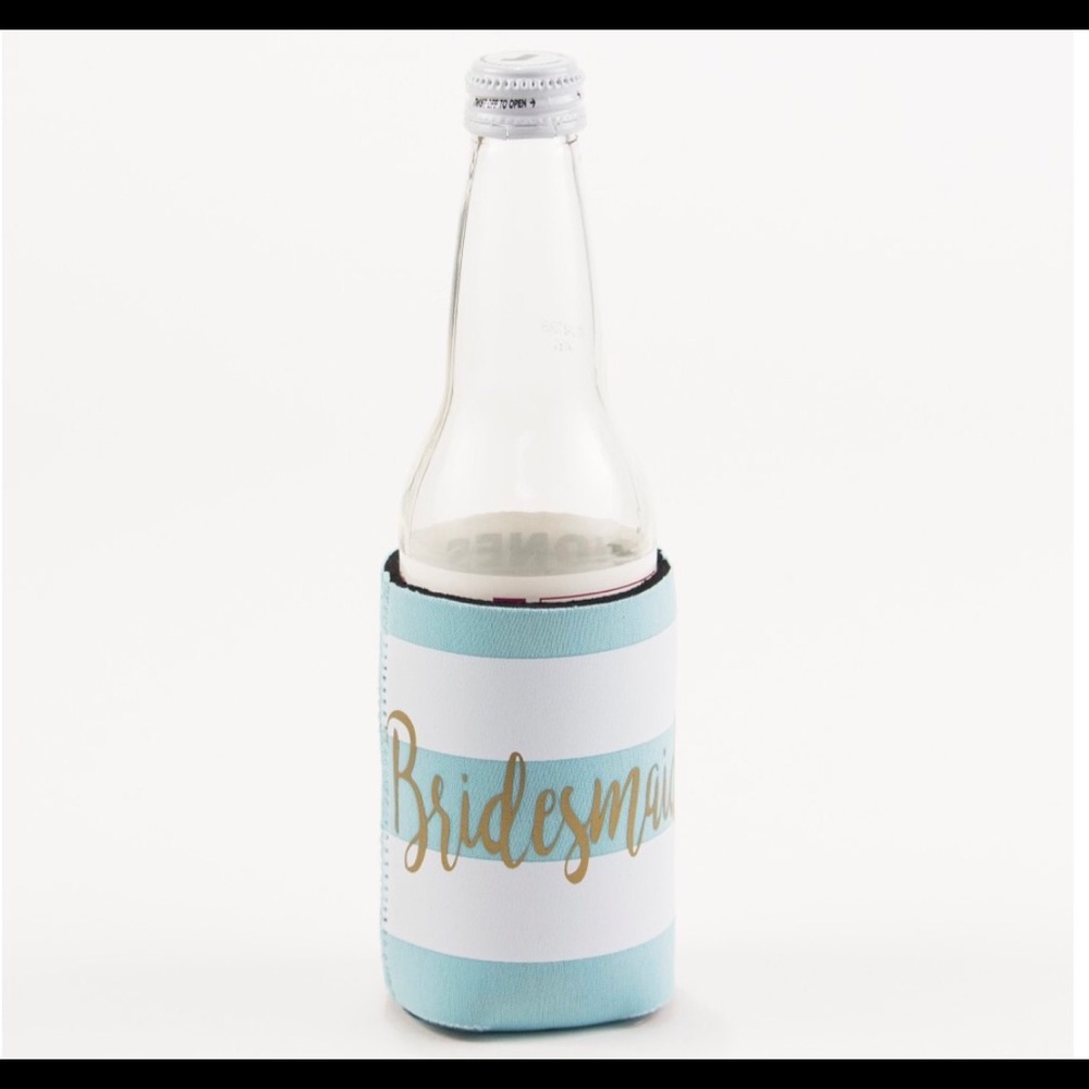 New! Bridesmaid Gift Koozie Drink Cooler Bridal