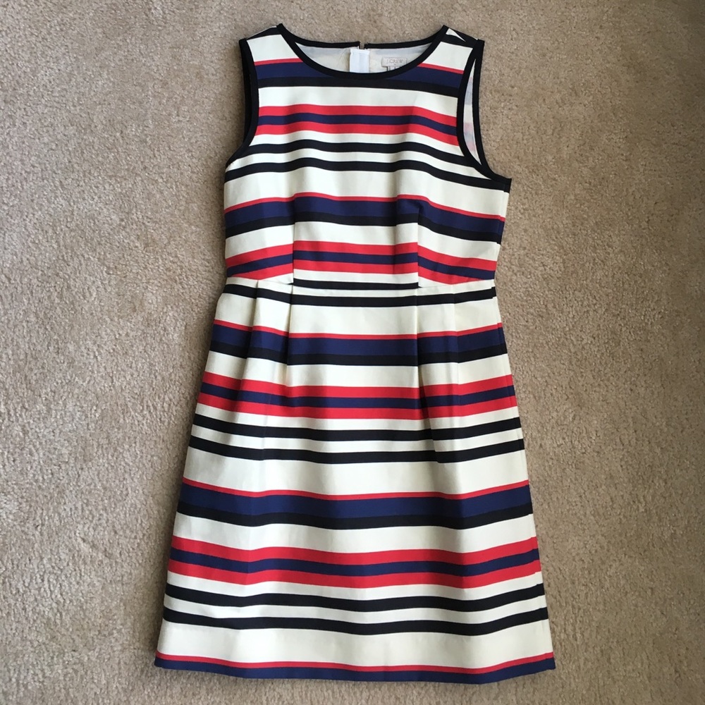 J. Crew Striped Dress