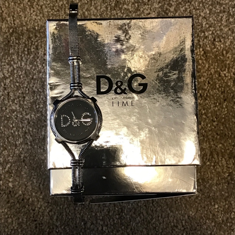 Dolce and Gabbana watch with logo