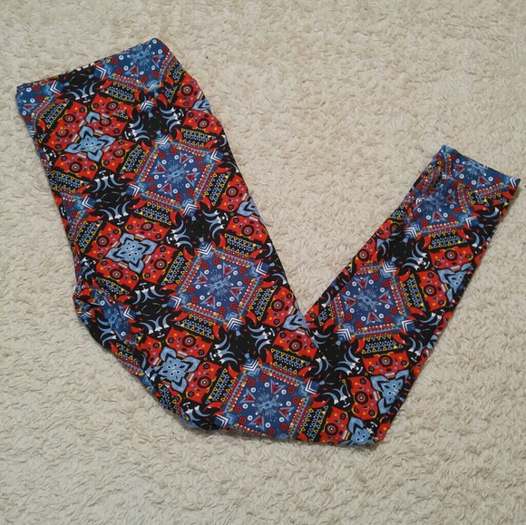 LuLaRoe Pants - Lularoe TC Print Leggings NWOT