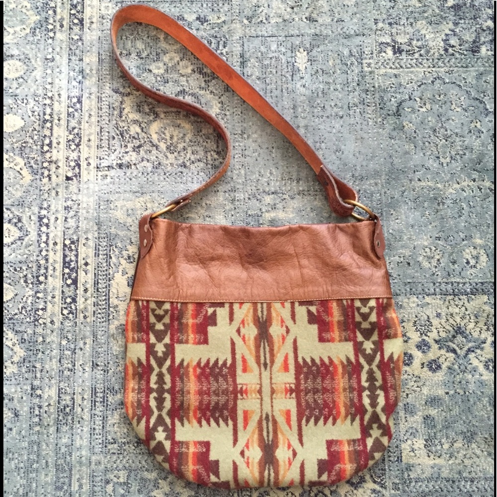 Unique Pendleton fabric purse - one of a kind!
