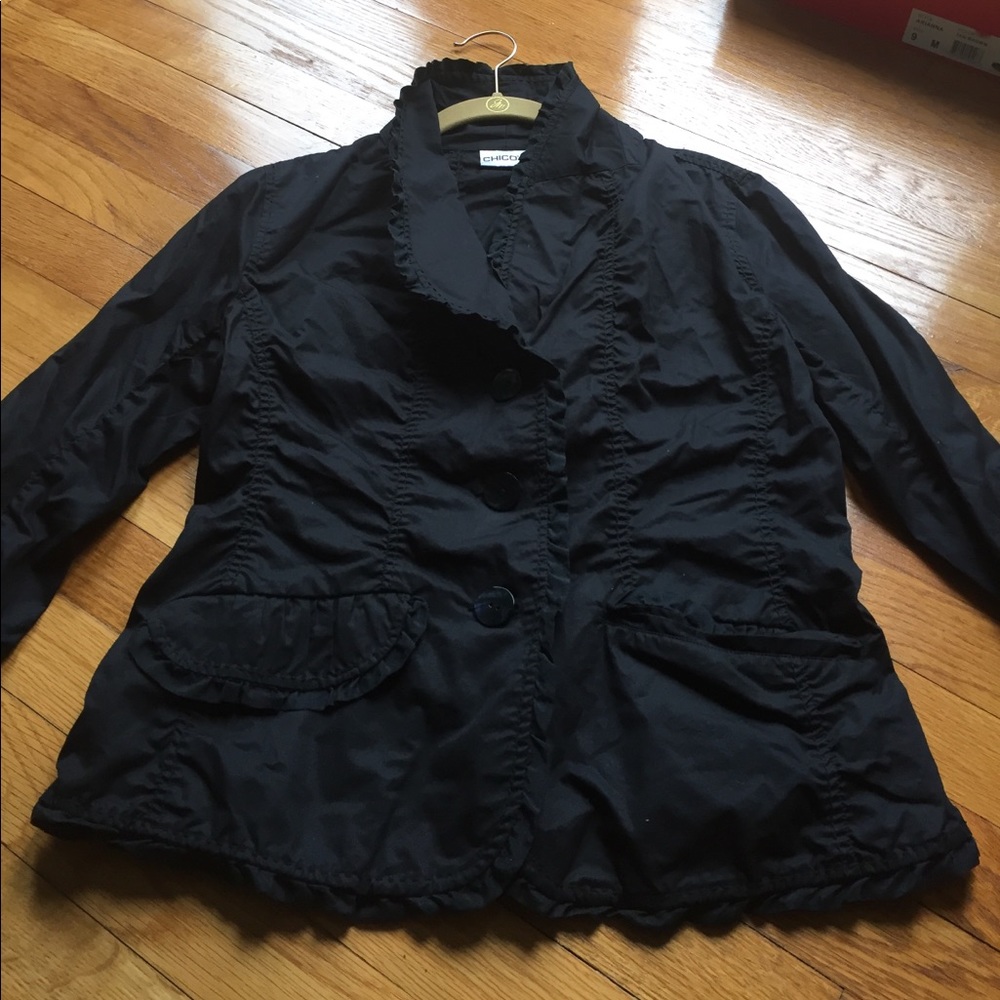 Chico's Black Thin Jacket