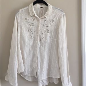 Free People button down top