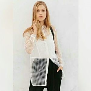 Urban Outfitters Grid Button Down Shirt