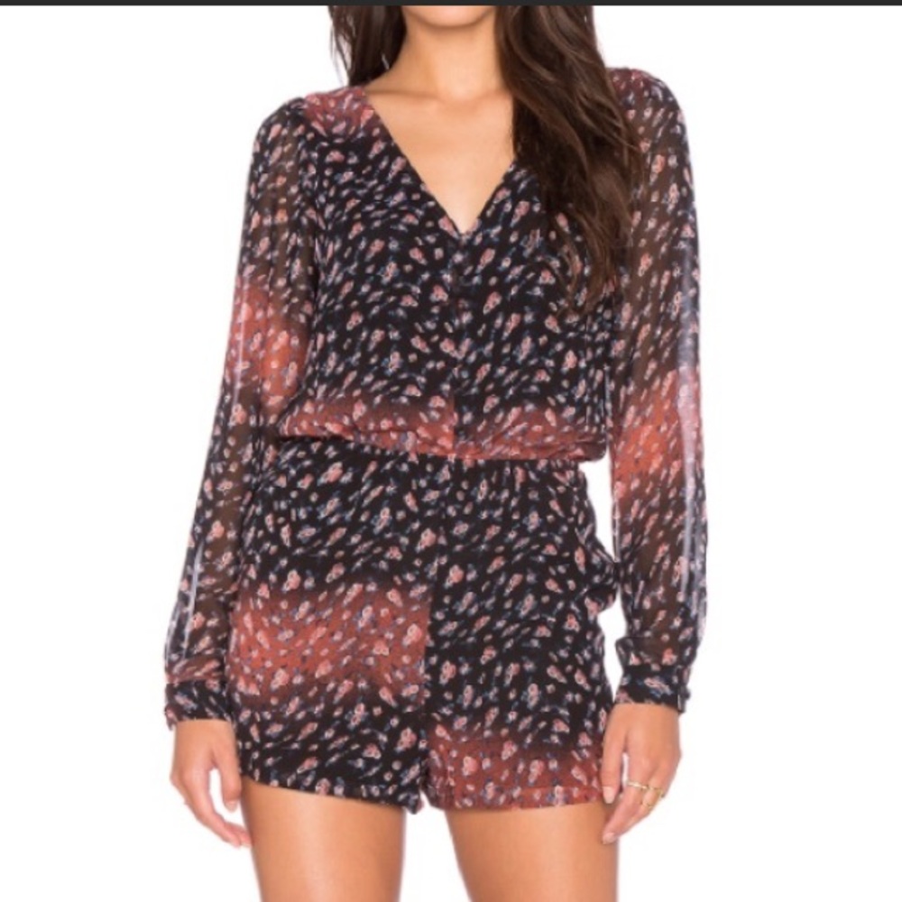 NWOT BCBG Floral Romper