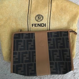 Authentic Vintage Fendi Clutch Bag!