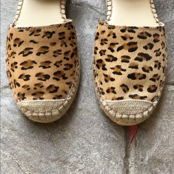 Pony Cheetah Print Hair Espadrille Leather Sandal - Picture 4 of 7