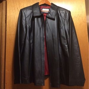 Women's Black Leather Jacket