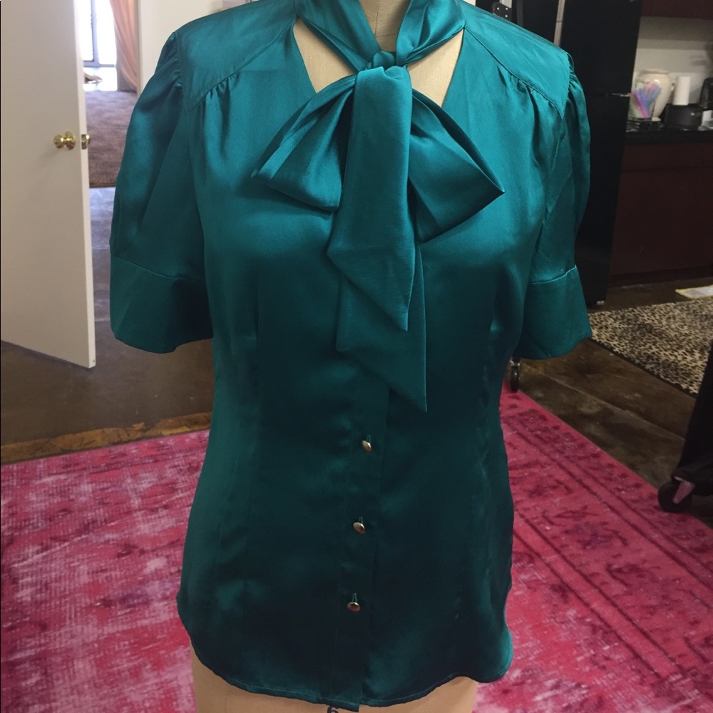 Never worn  Banana  Replublic  100% silk shirt.