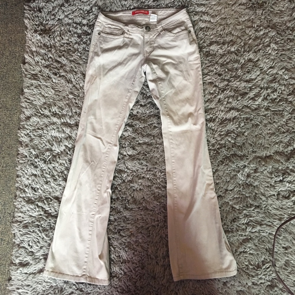 Flared Khaki Pants