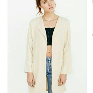 Urban Outfitters Linen Drapey Blazer