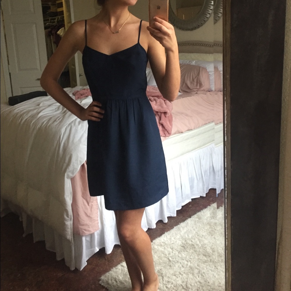 J Crew navy dress