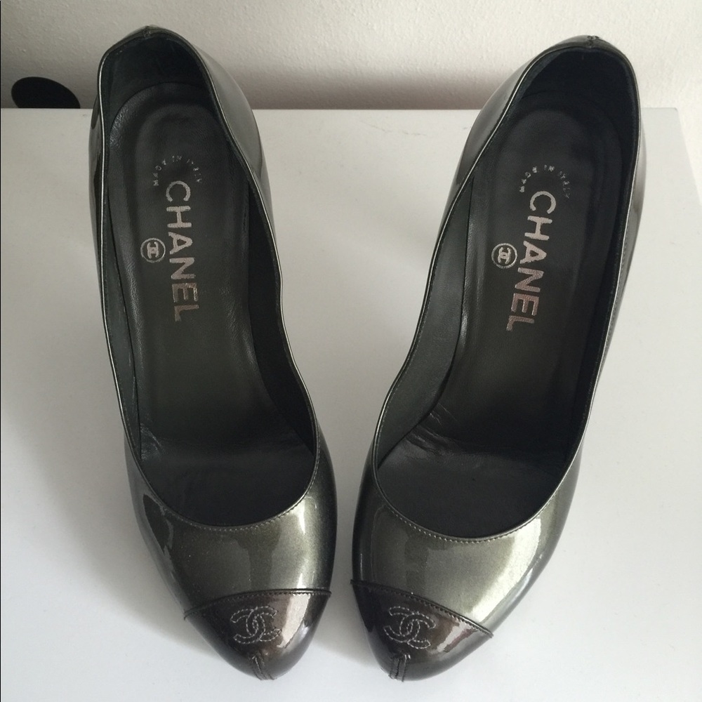 Chanel platform pumps