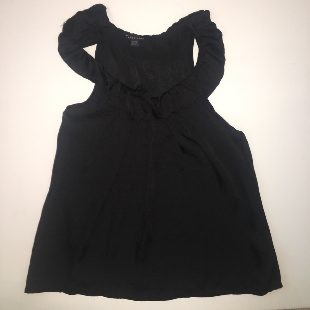 Forever 21//Black Blouse//Racerback//