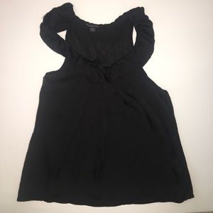 Forever 21//Black Blouse//Racerback//