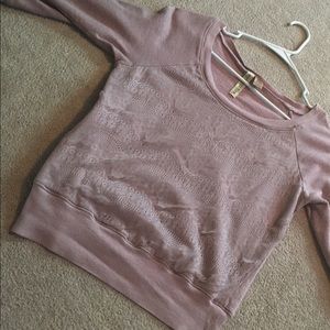 Lovely Pink lace-detail Top