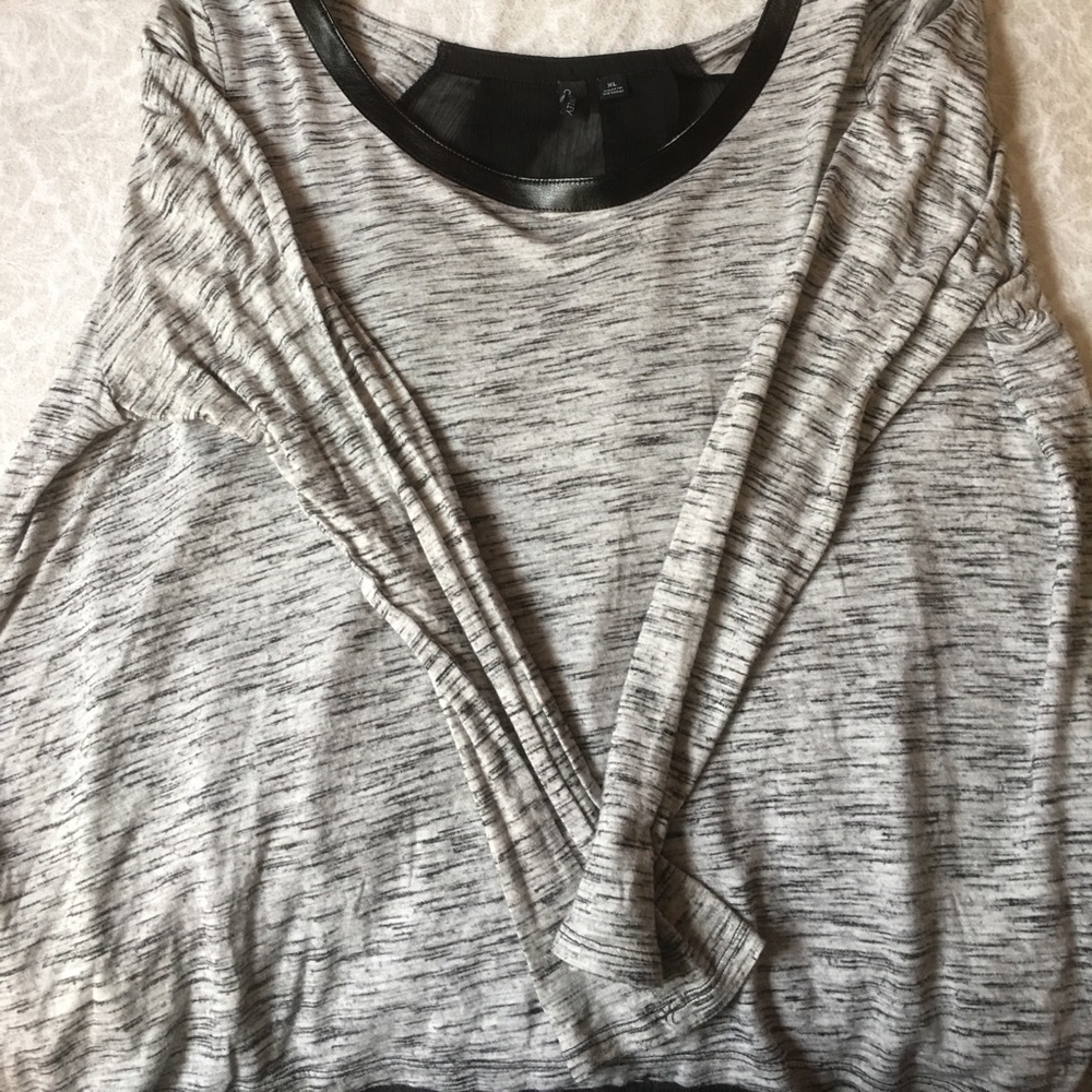 Cynthia Rowley Black/ Grey shirt