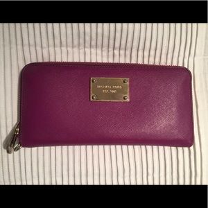 Magenta Michael Kors Wallet
