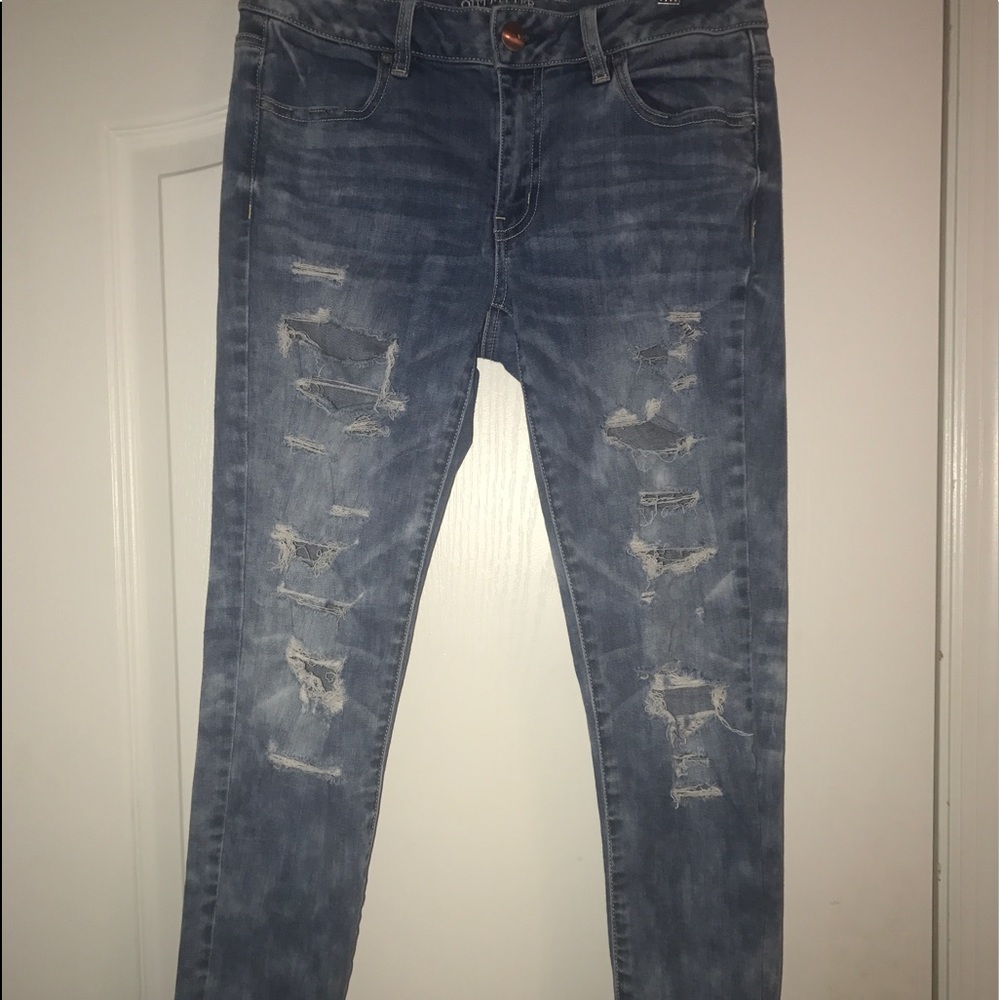 Cropped jeans
