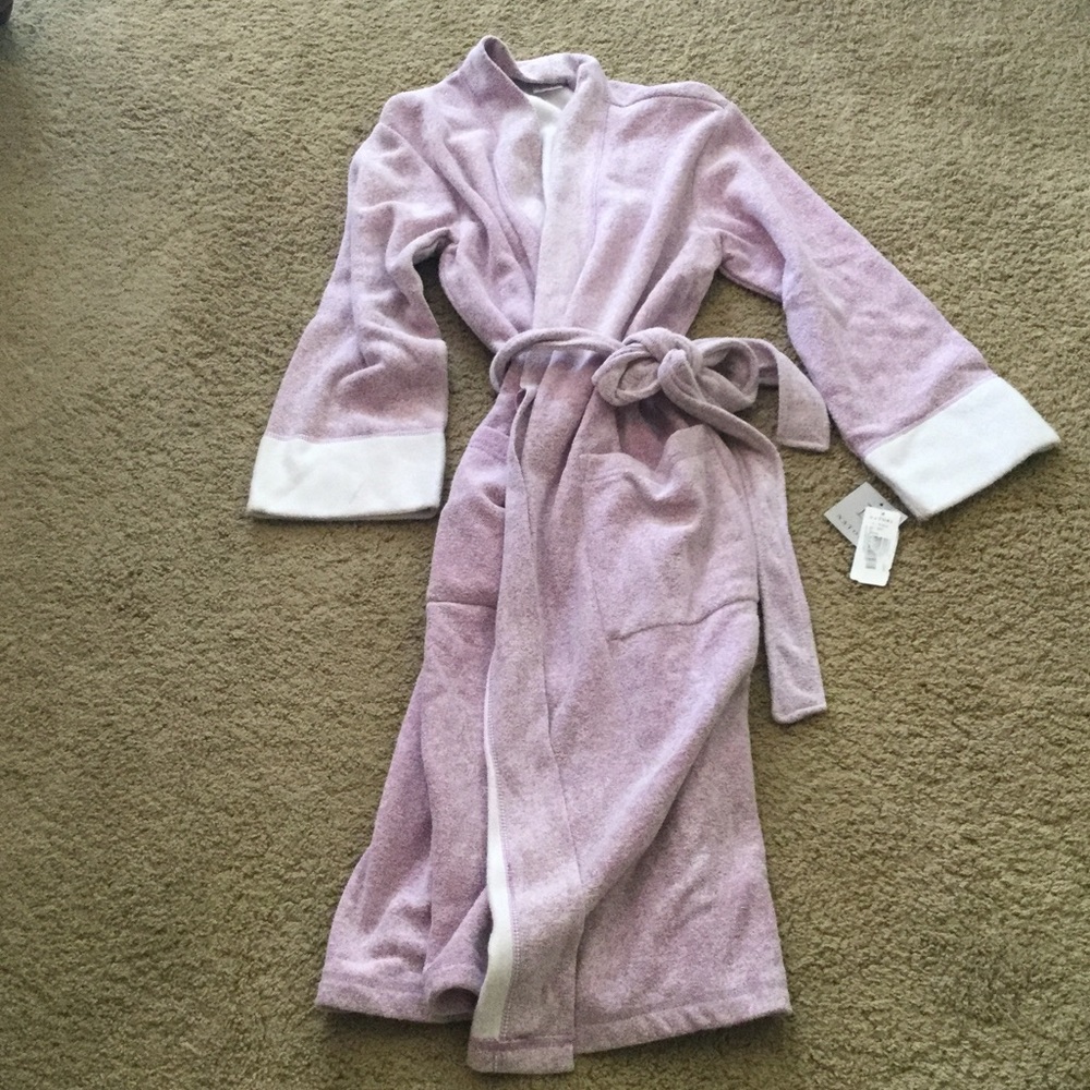 Lavender and White Robe