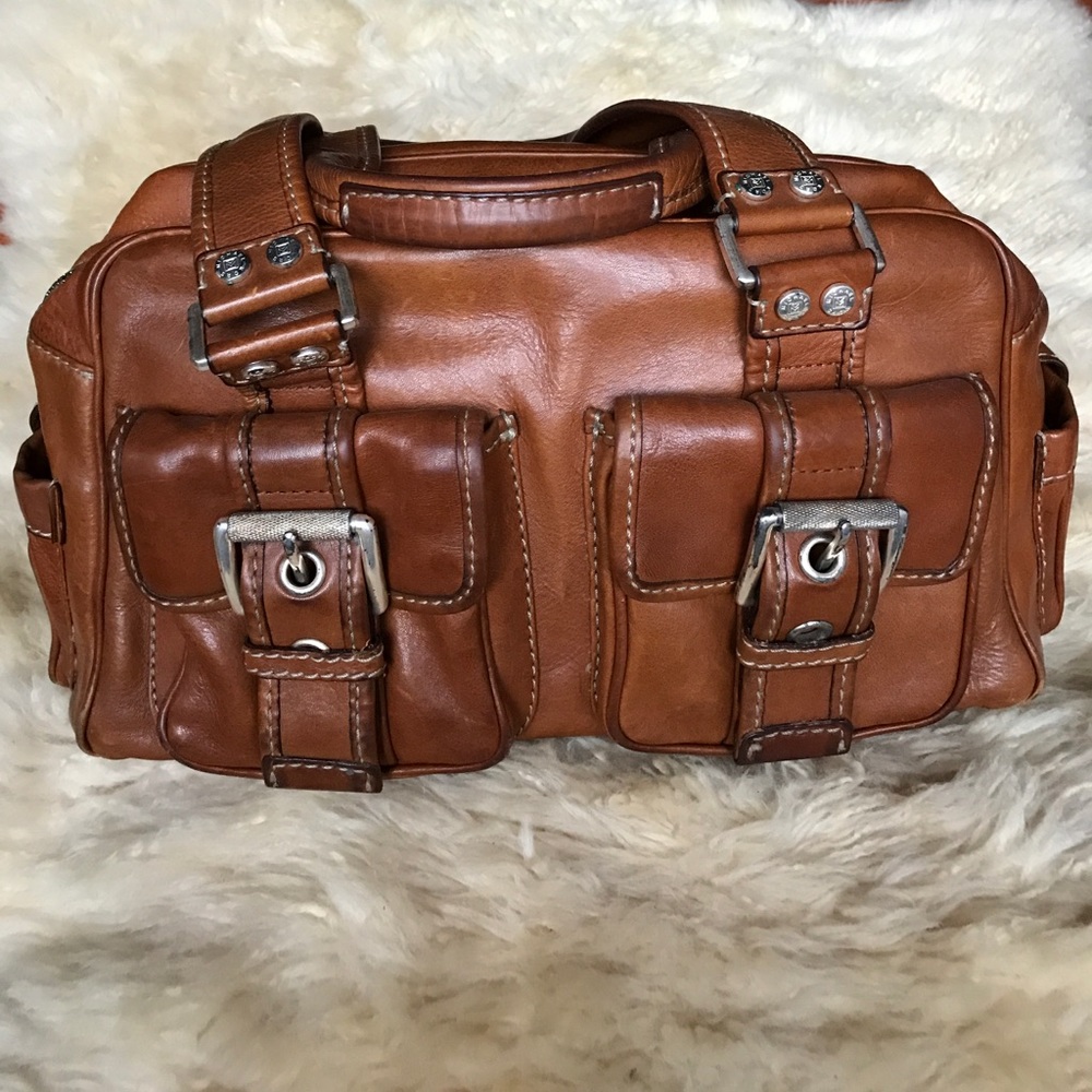 Michael Kors leather handbag.