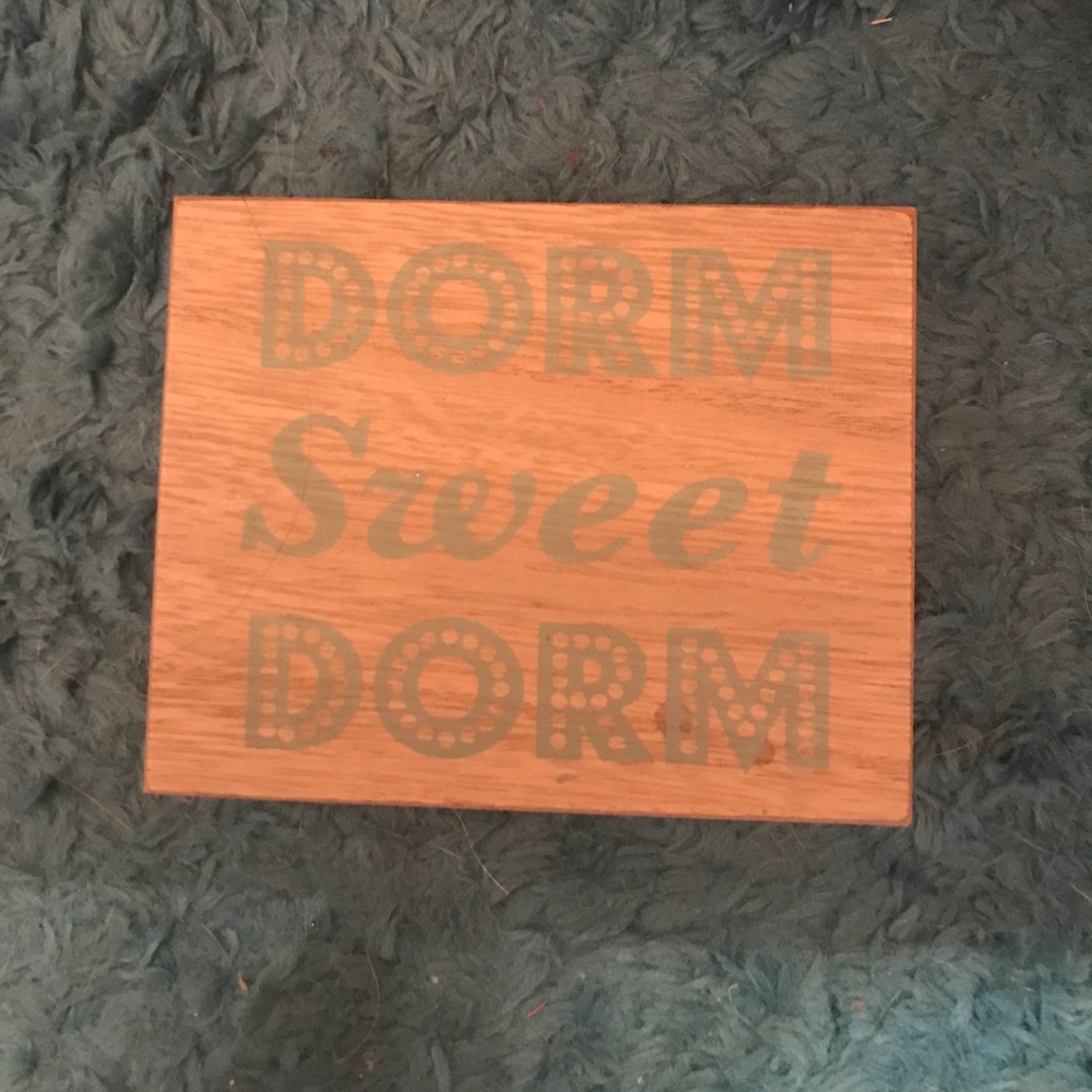 Dorm Sweet Dorm decor