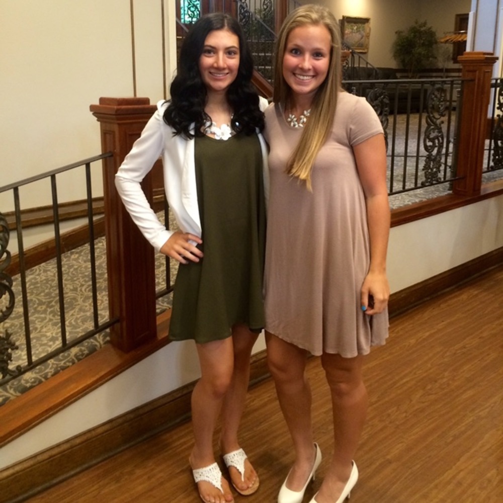 Army green sundress