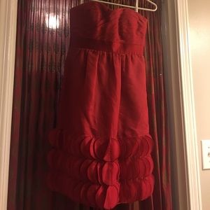 Red contour dress size 0