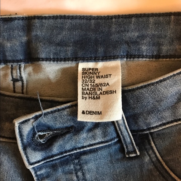 H&M super skinny high-waisted light jeans - Picture 2 of 2