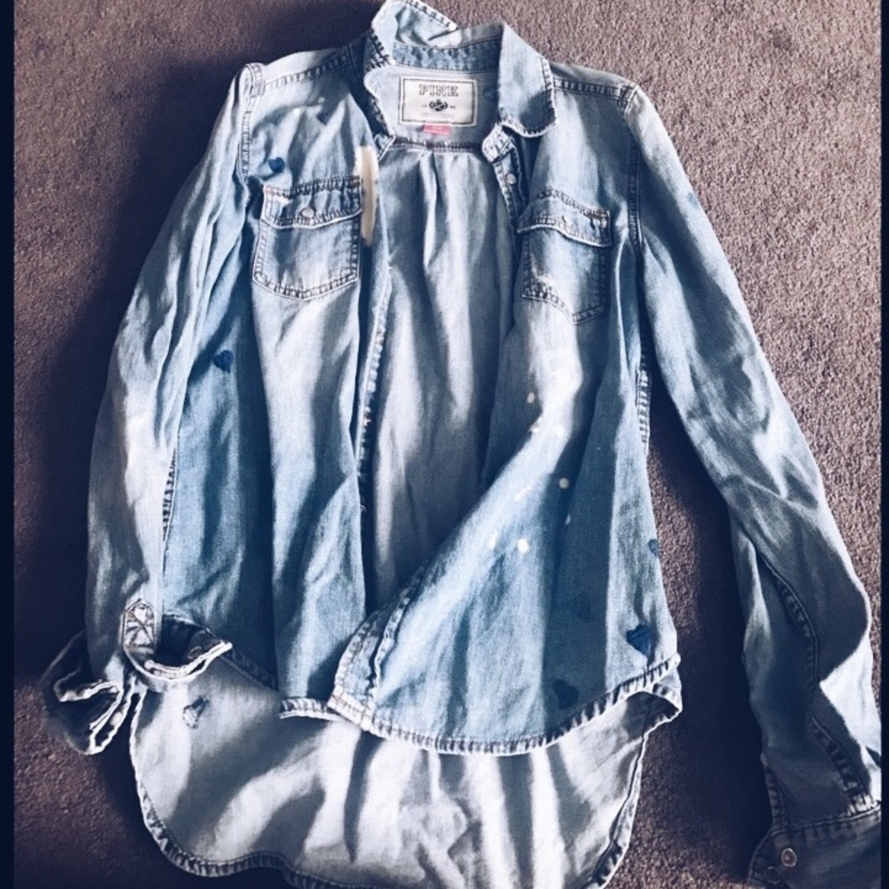 Washed jean jacket
