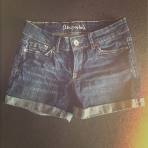 Aeropostale Boyfriend Blue Jean Shorts