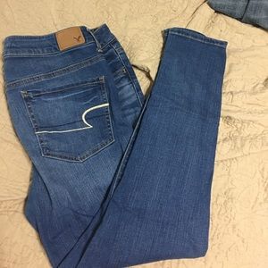 American eagle skinny jeans size 12 short